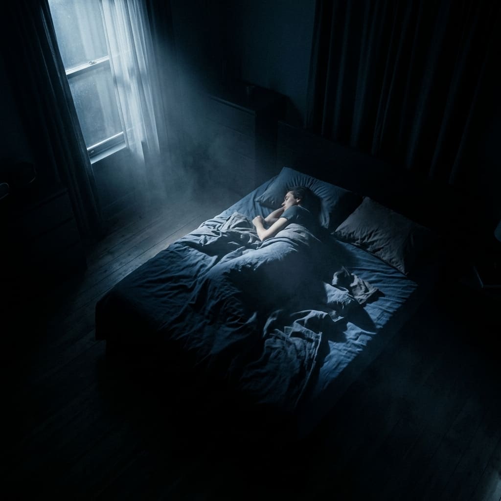 Quarto escuro — a noite que não descansa